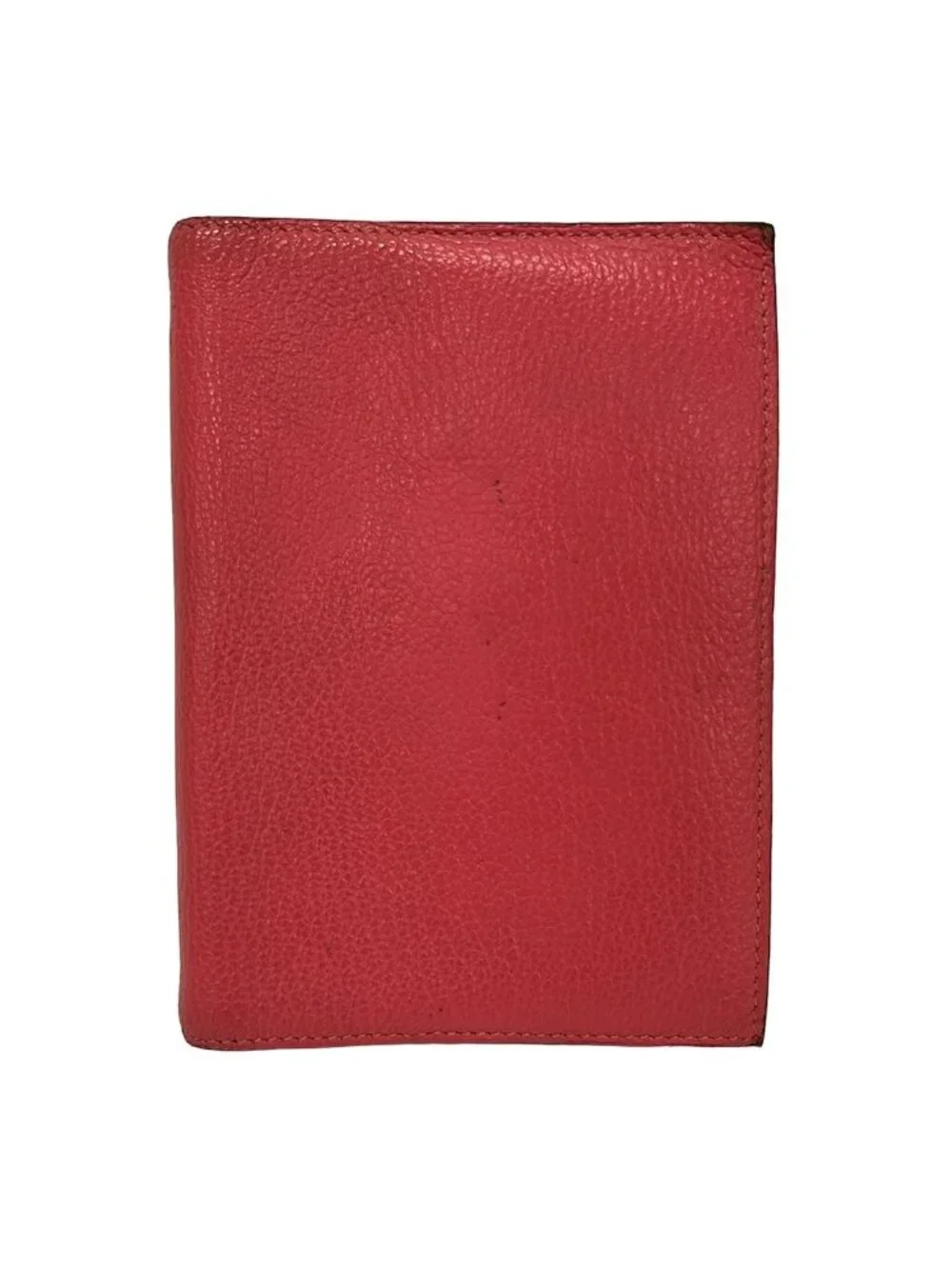 Hermes Notebook Agenda GM Rose Azale Orange Poppy Bicolor
